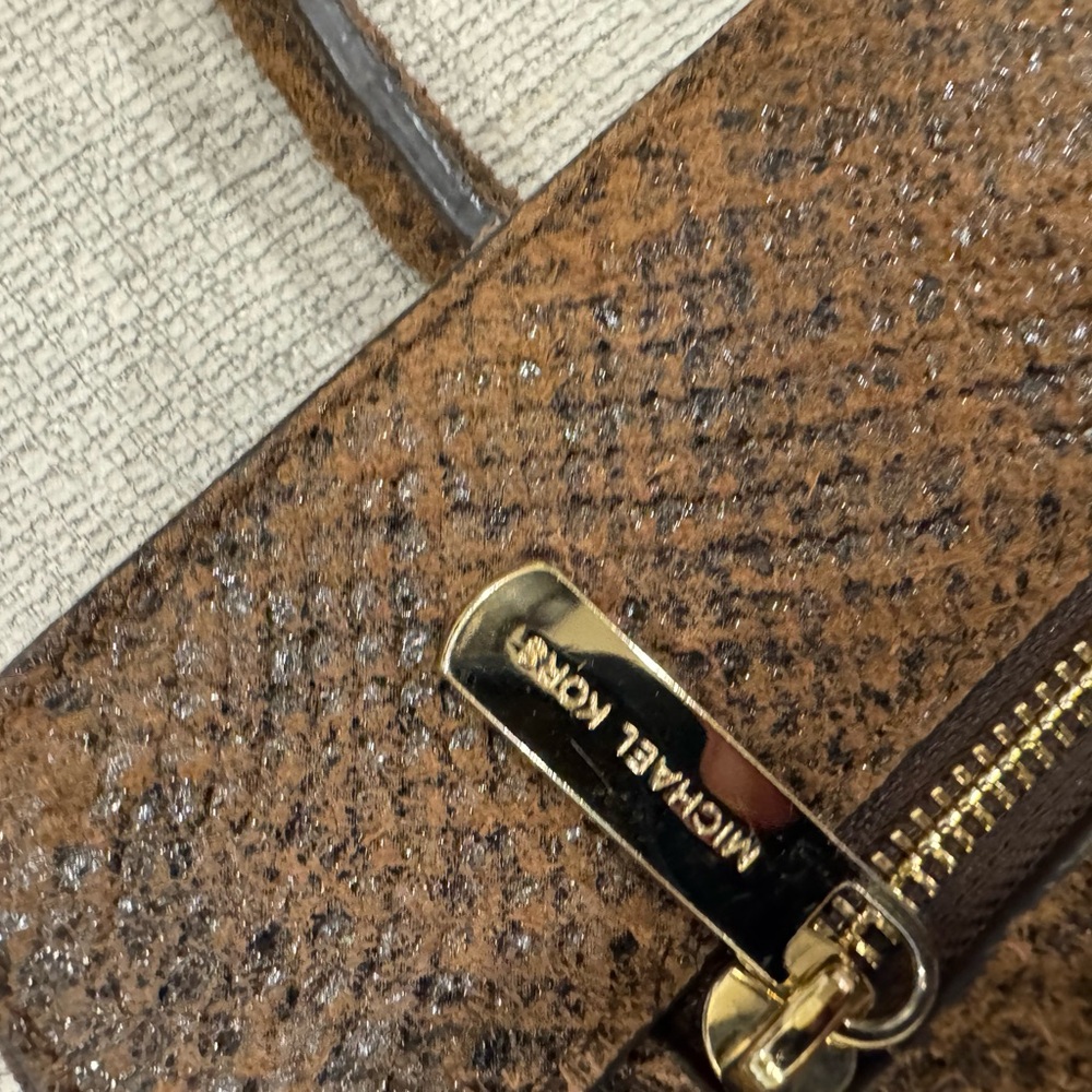 Michael Kors Python Snakeskin Leather Satchel - image 5